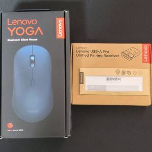 레노버 요가 블루투스 무소음 마우스 + 동글