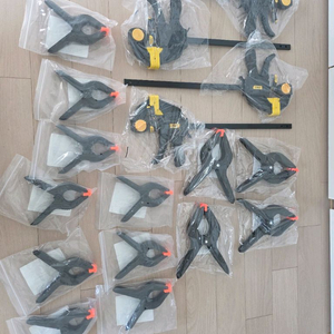 목공용 deli 델리 퀵그립 12인치, 9인치/6인치 클램프 판매합니다.