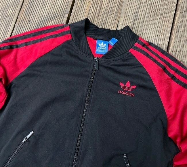 아디다스 검빨 블랙 여자 트랙탑 져지집업 90/S--1