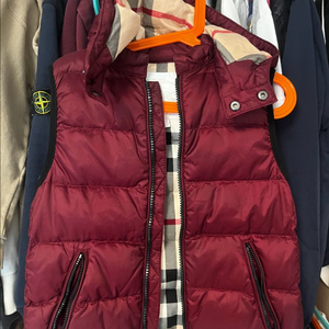 (정품)버버리 키즈 조끼패딩 6y