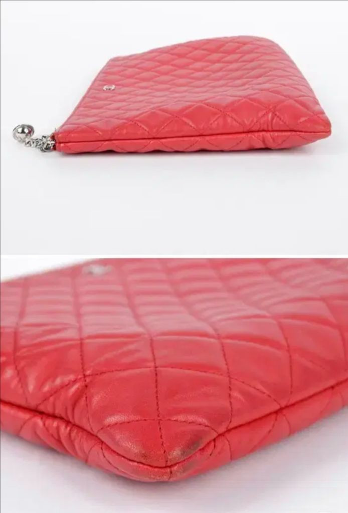샤넬 램스킨 클러치 라지 정품 팝니다 이미지