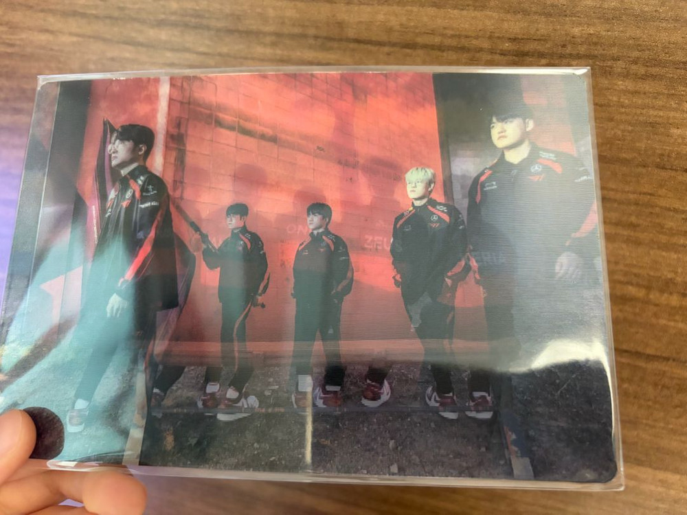 티원 T1 플레이어 미니 피규어 페이커 이미지