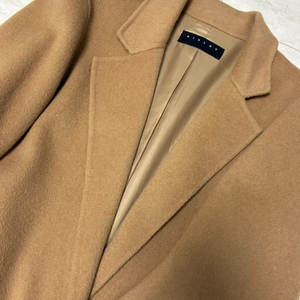 시슬리 카멜색상 롱 코트 / 55 (마른66까지 가능)