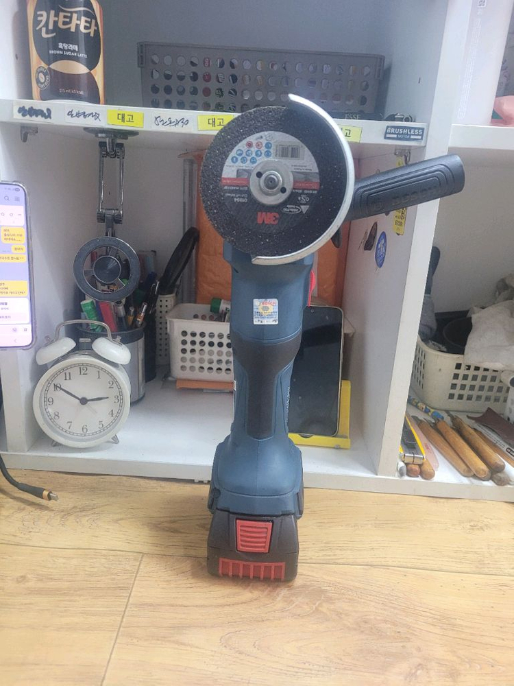 보쉬충전그라인더 GWS 18V-7브러쉬리스 S급 완세트 이미지