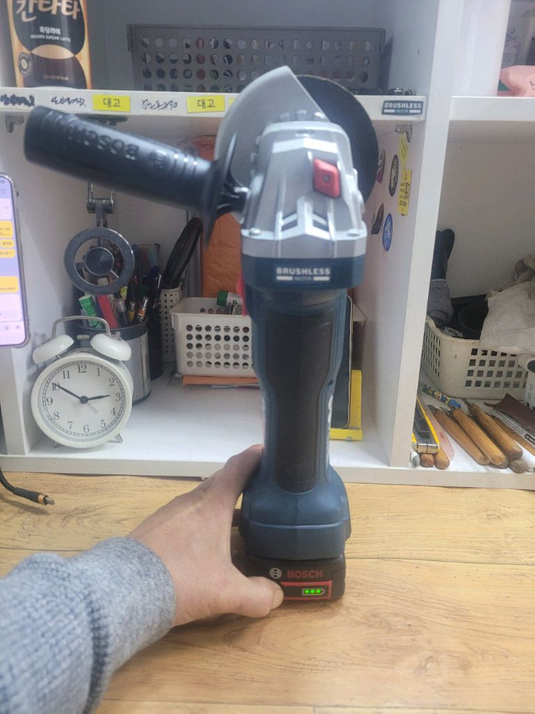 보쉬충전그라인더 GWS 18V-7브러쉬리스 S급 완세트 이미지