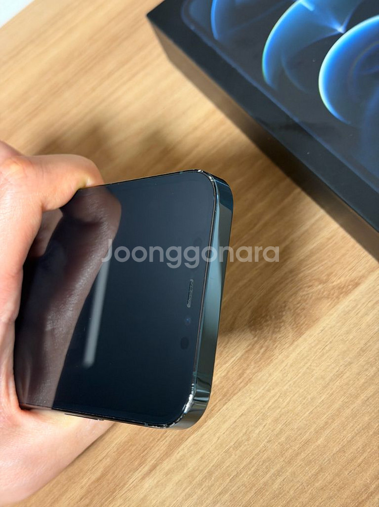 아이폰 12프로 512기가 퍼시픽 블루--3