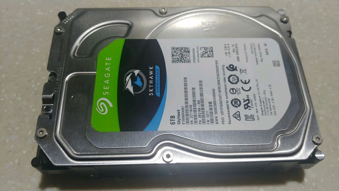 씨게이트 스카이호크 6TB hdd 이미지
