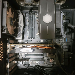 i7-9800x 보드셋(cpu+보드+램)