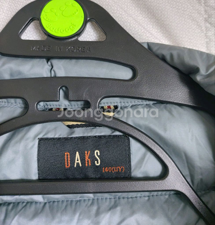 아동 닥스키즈 구스다운경량패딩140 남여공용--5