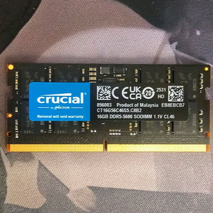 크루셜 DDR5 16gb 5600 노트북