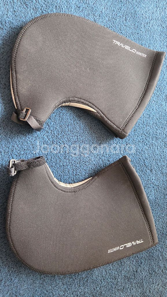 트래벨로 자전거 장갑 핸들커버 네오프렌 방풍 방한 핸들토시 바미트--2