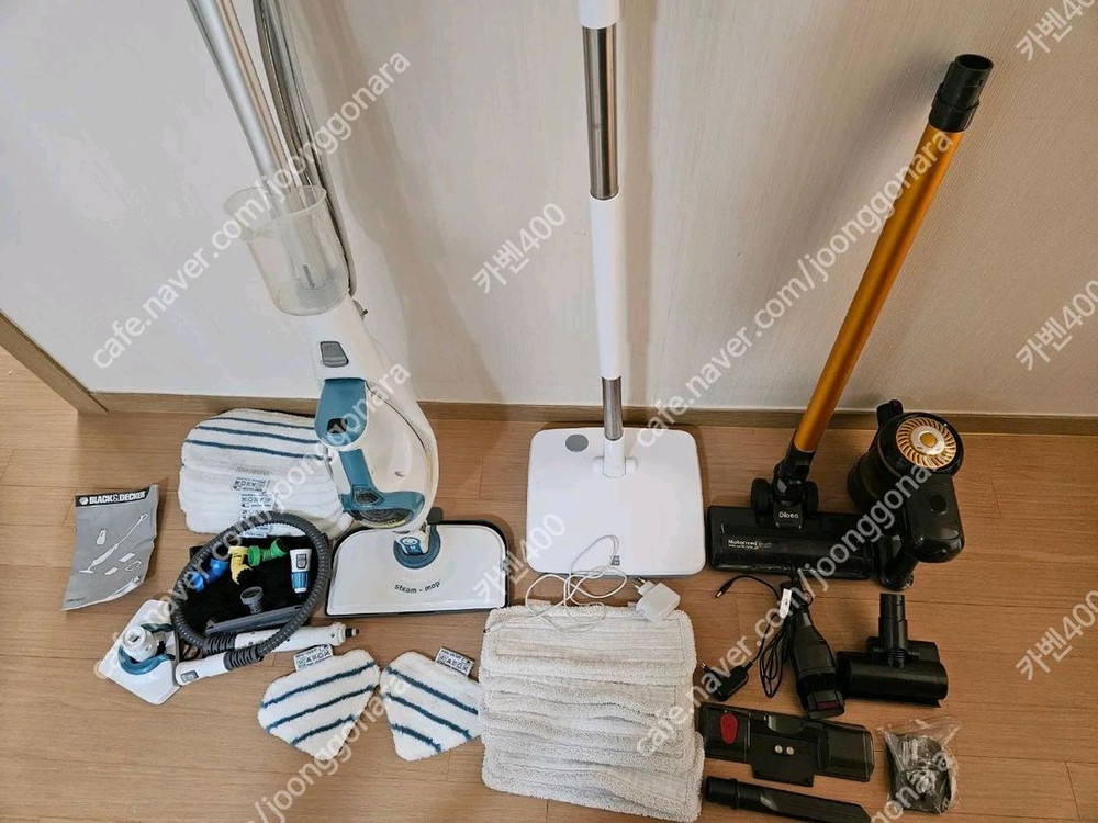 블랙엔데커스팀청소기/샤오미 물걸레청소기/ 디베아청소기 이미지