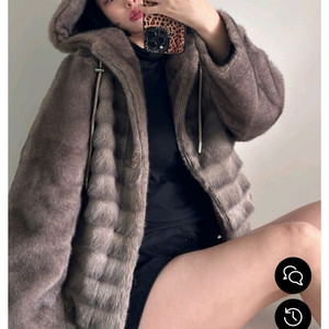 랄라라운지 후드에코퍼 코트/시에 오르 유메르 꺌랑 그레이룸 라밤바룸 어라운드율