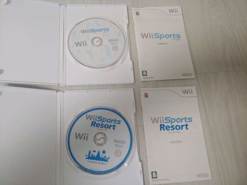 닌텐도위 wii 정품 위스포츠,위스포츠리조트 이미지