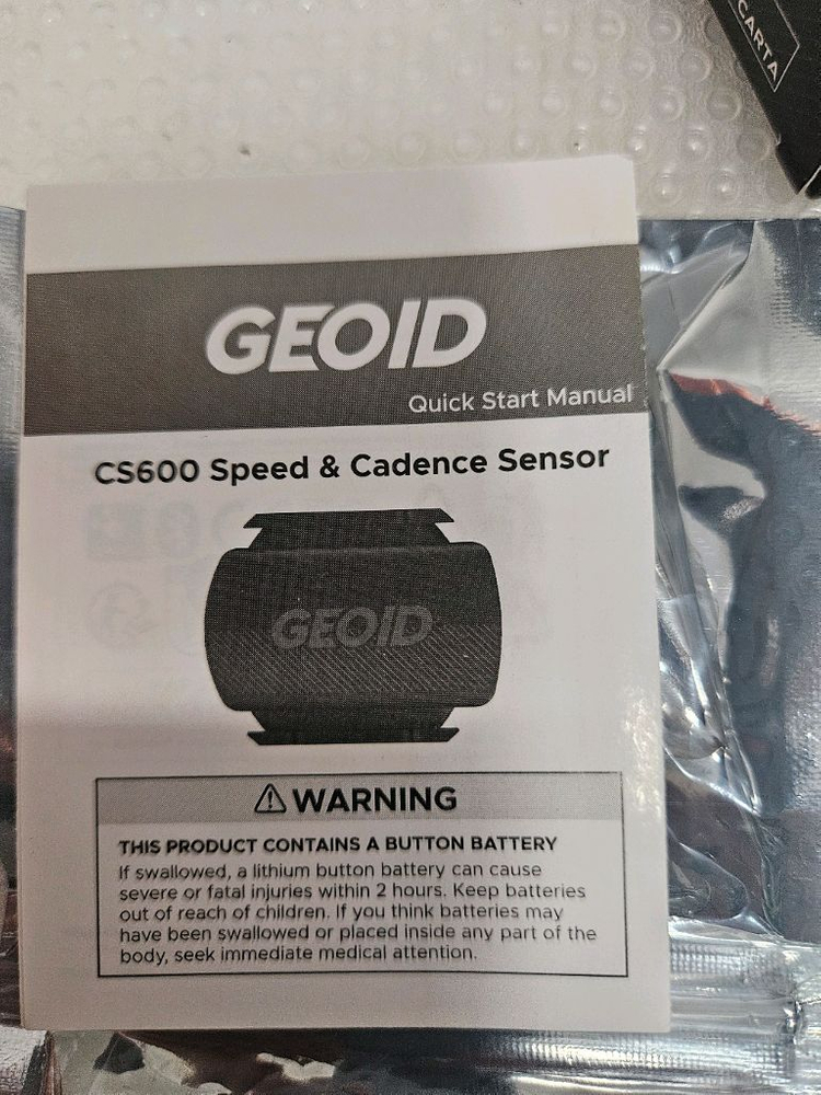 GEOID CS600 속도/케이던스 센서 (새제품) 2개--4
