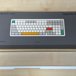 Nuphy Halo96 V2 라즈베리축 키보드 + 전용 아크릴 팜레스트