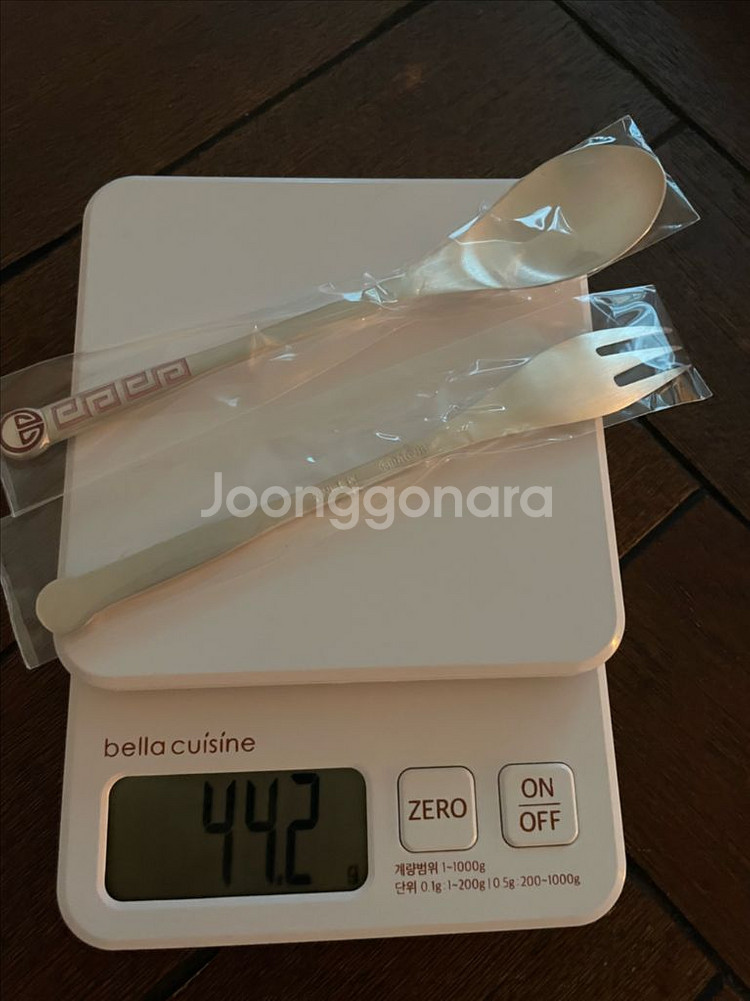 은 티스푼, 티포크 세트--2