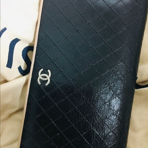 정품)샤넬 캐비어 레더 장지갑 이미지