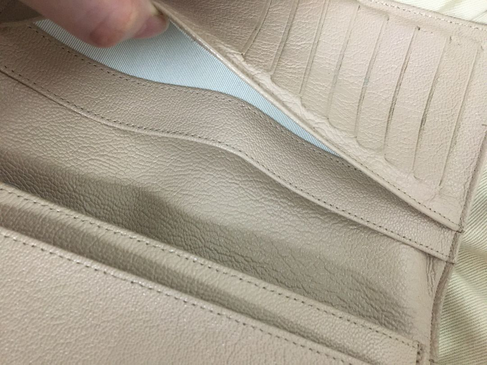 정품)샤넬 캐비어 레더 장지갑 이미지