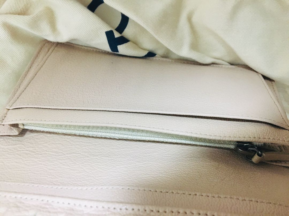 정품)샤넬 캐비어 레더 장지갑 이미지