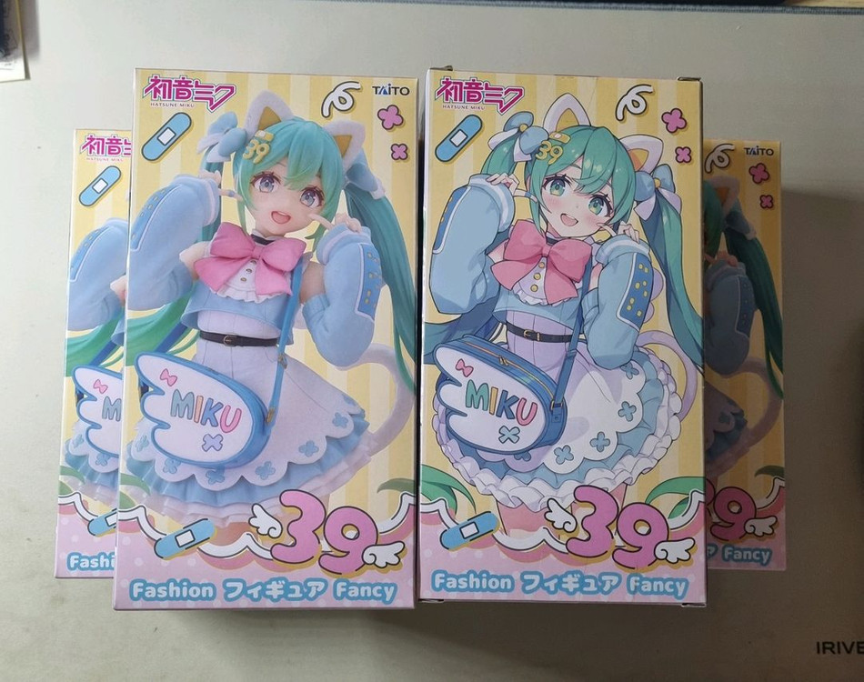 미개봉) 타이토 하츠네 미쿠 패션 팬시 피규어 메이드 고양이--1