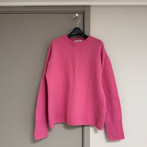 도매택 리브레 핑크 울 니트