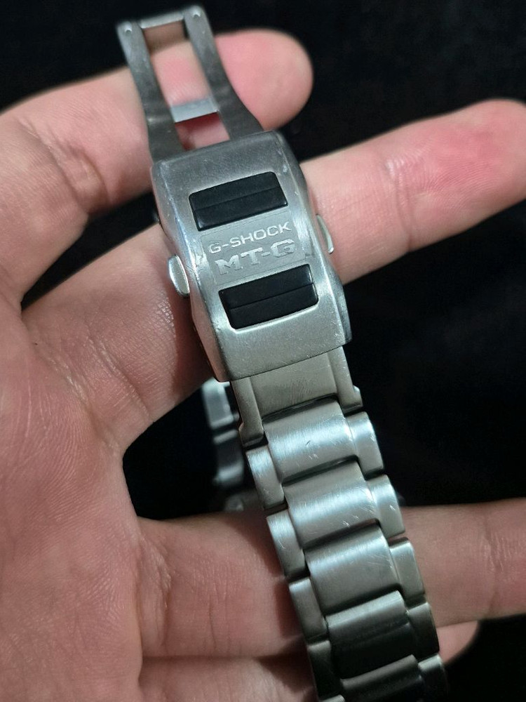 급처 올드 지샥 MTG-1000 전파수신 태양열충전 200M 방수 시계 이미지