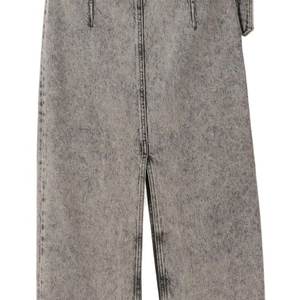 준지 데님스커트 (앞뒤트임)