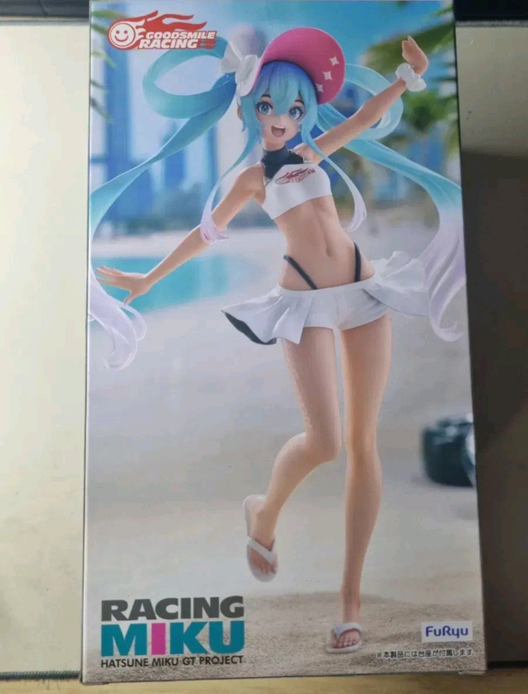 미개봉) 하츠네 미쿠 레이싱 trio try it 2024 썸머 홀리데이 피규어--1