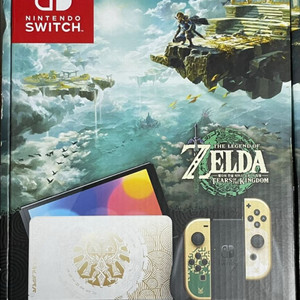 닌텐도 스위치 OLED 젤다의 전설 에디션+프로콘+타이틀 이미지
