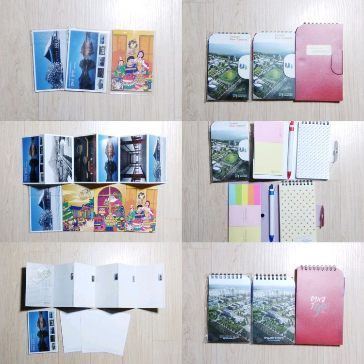 연필 엽서 포스트잇 수첩 메모지 자석 핸드폰 고리 모모이 스티커 세트--2