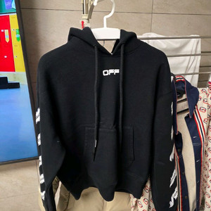 오프화이트 후드티 (남녀공용) 정품 이미지