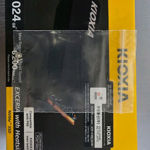 키오시아 EXCERIA 게이밍 히트싱크 NVMe SSD Gen4 1TB