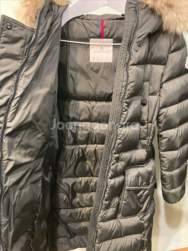 몽클레어 클로에 카키 패딩 0사이즈--4