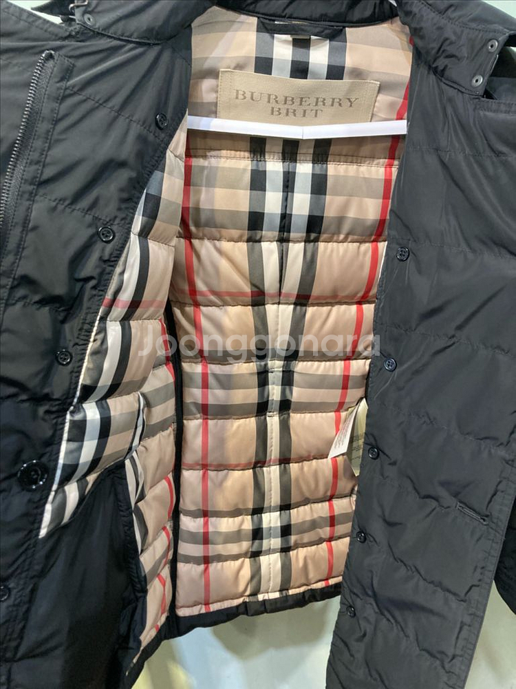 버버리 브릿 여성 패딩 코트 S--5