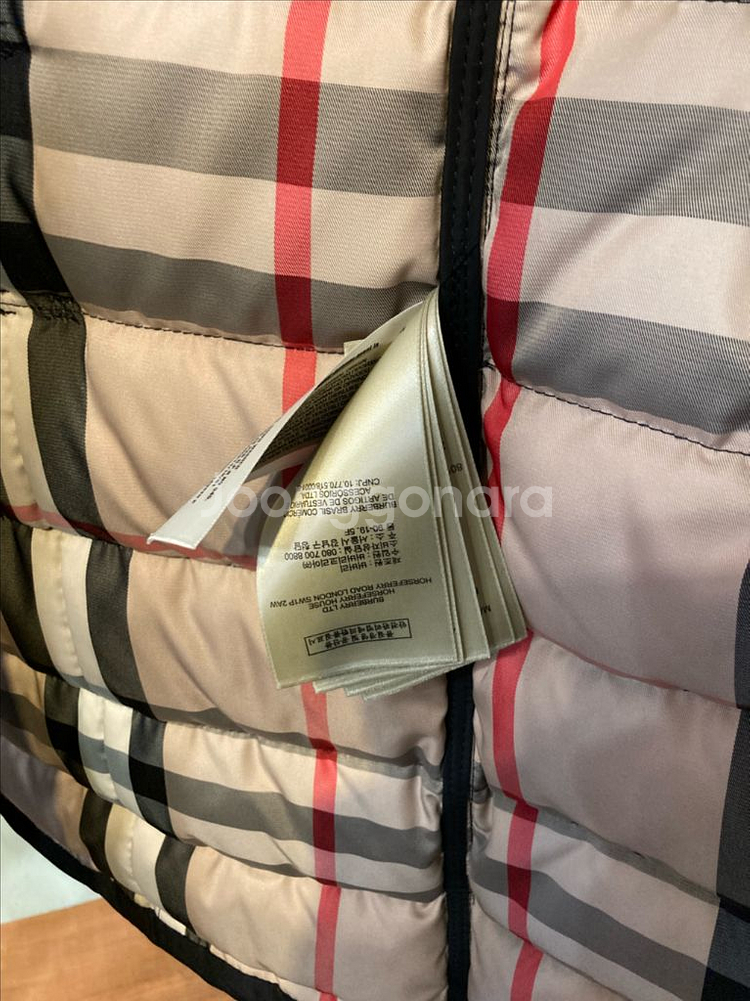 버버리 브릿 여성 패딩 코트 S--6