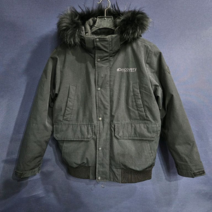 디스커버리 블랙컬러 남성 95~100 덕다운 숏패딩