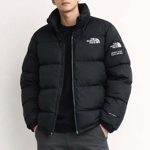 노스페이스 블랙 아스펜 경량 라이트 거위털 구스다운 패딩자켓 NJ1DM66A(110)