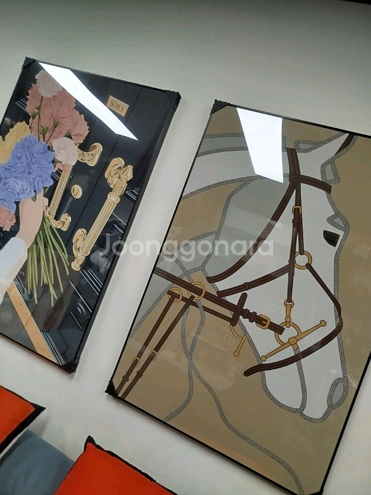 샤넬 꽃그림 고백 현관 여인 감성 대형 그림액자 그림 액자 팝아트 인테리어소품 명품그림 명품액자 꽃 선물 가방--5