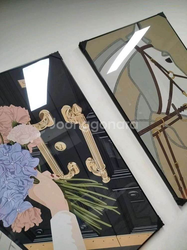 샤넬 꽃그림 고백 현관 여인 감성 대형 그림액자 그림 액자 팝아트 인테리어소품 명품그림 명품액자 꽃 선물 가방--9