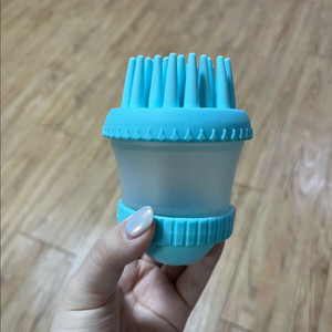 (미사용 새상품)강아지 고양이 반려동물 목욕 브러쉬