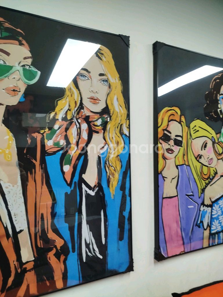 샤넬 감성 인플루언서 모델 여인 감성 대형 그림액자 그림 액자 팝아트 인테리어소품 명품그림 명품액자 꽃 선물 가방--8