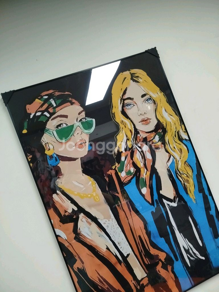 샤넬 감성 인플루언서 모델 여인 감성 대형 그림액자 그림 액자 팝아트 인테리어소품 명품그림 명품액자 꽃 선물 가방--9