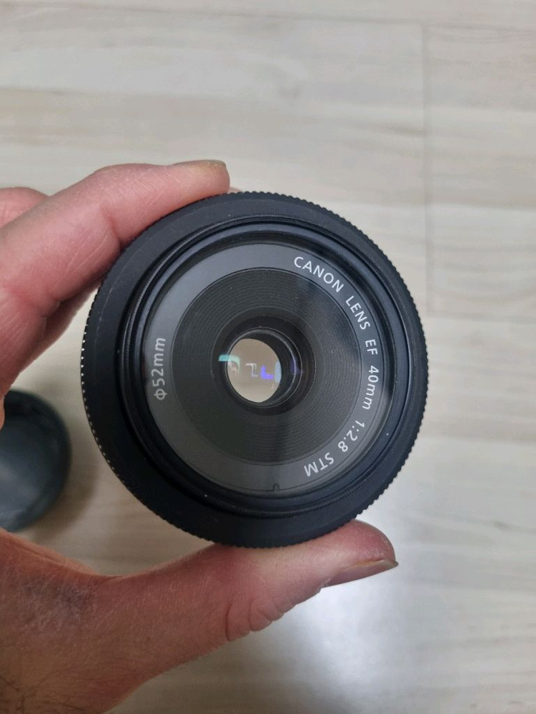 캐논 EF40mm F2.8 팬케잌렌즈 판매합니다.--4