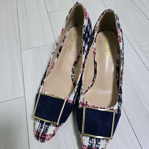 지니킴 트위드 구두 두번신음 240 운포