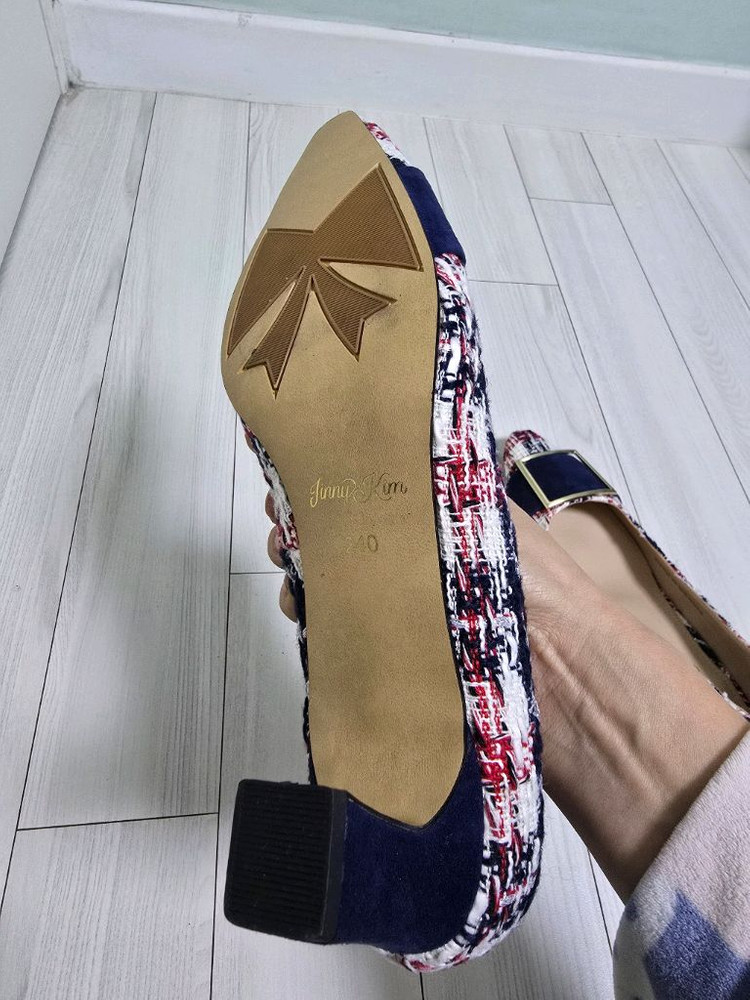 지니킴 트위드 구두 두번신음 240 운포--7