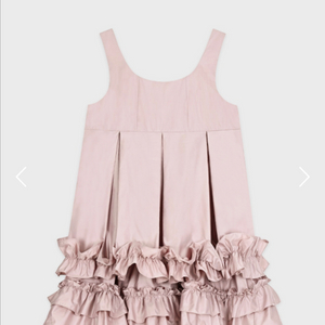 시눈 핑크 프릴 원피스