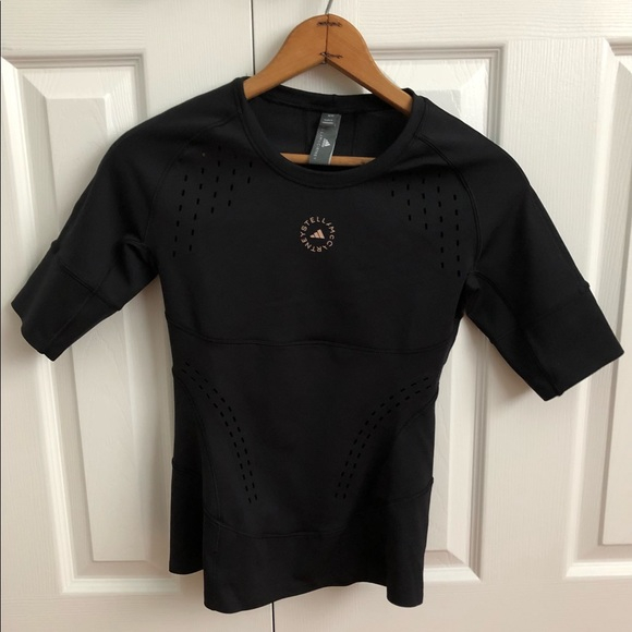 아디다스 바이 스텔라 매카트니 반팔 퍼포먼스 탑--2