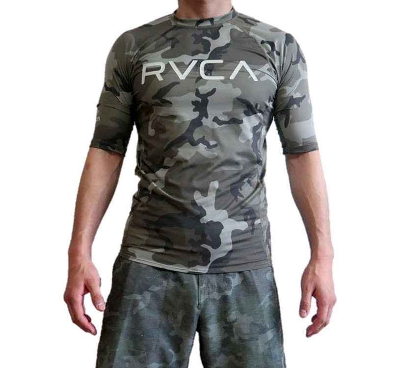 새상품) 루카 RVCA 어반 카모 노기 주짓수 래쉬가드--4