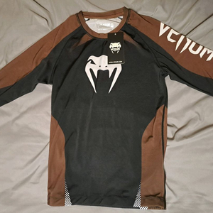 새상품) 베넘 rank 노기 주짓수 래쉬가드 브라운 XL